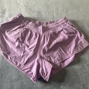 lululemon athletica Pink Lavender Running Shorts - Elastic Waist